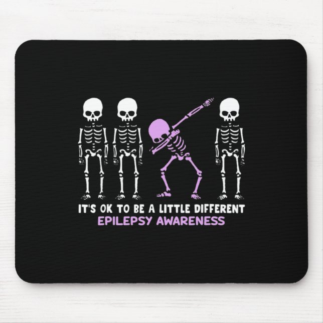 Tapis De Souris Conscience de l'épilepsie C'est bien d'être un peu (Devant)