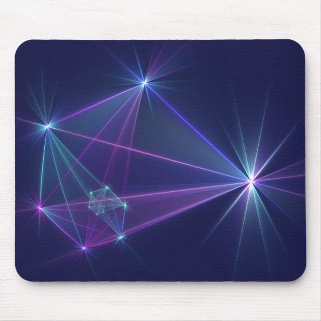 Tapis De Souris Constellation, Art Fractal Abstrait Imaginaire (Devant)