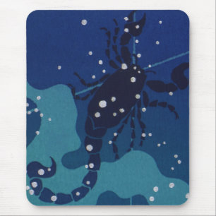 Tapis De Souris Constellation du Scorpion, Astrologie du Zodiaque 