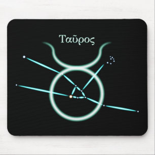 Tapis de souris constellation du zodiaque Taureau