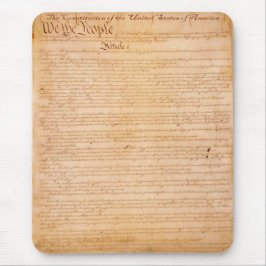 Tapis De Souris CONSTITUTION AMÉRICAINE Histoire américaine Mousep