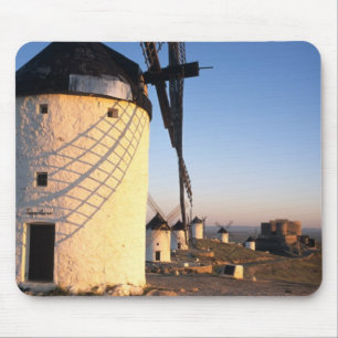 Tapis De Souris Consuegra, La Mancha, Espagne, moulins à vent