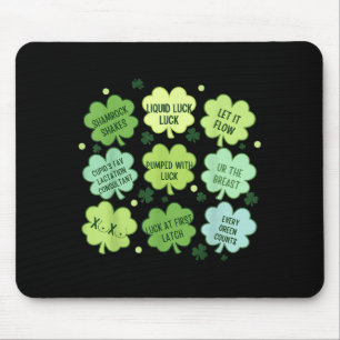 Tapis De Souris Consultante en allaitement maternel St Patrick day