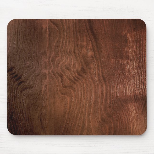 Tapis De Souris Contreplaqué foncé Mousepad de noix (Devant)
