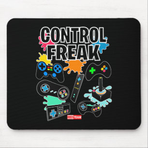 Tapis De Souris Contrôle Freak - Jeux Vidéo Gamer Amusement