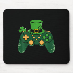 Tapis De Souris Contrôleur de jeu pour enfants St Patricks Day Clo
