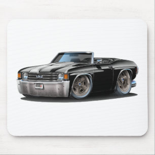 Tapis De Souris Convertible 1971-72 Noir-Blanc de Chevelle
