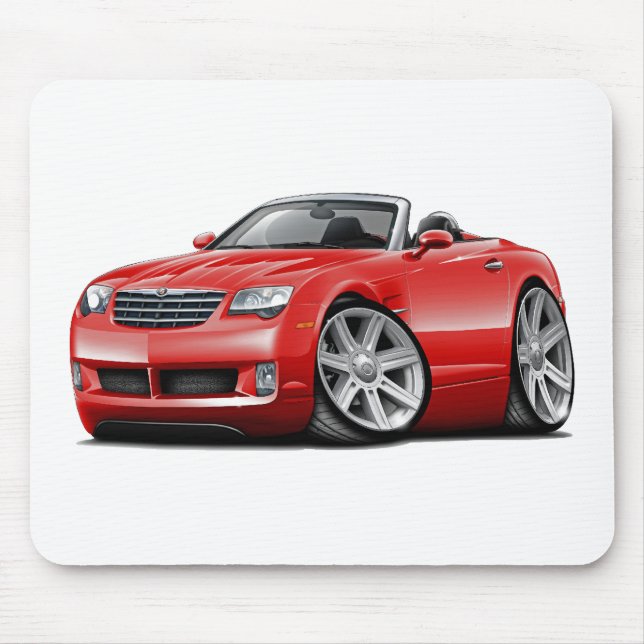 Tapis De Souris Convertible rouge de courant perturbateur (Devant)