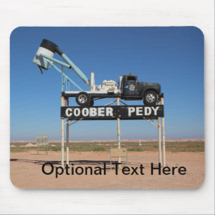 Tapis De Souris Coober Pedy Outback Australie Souvenir Photo