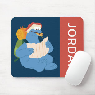 Tapis De Souris Cookie Monster lit un plan   Ajoutez votre nom
