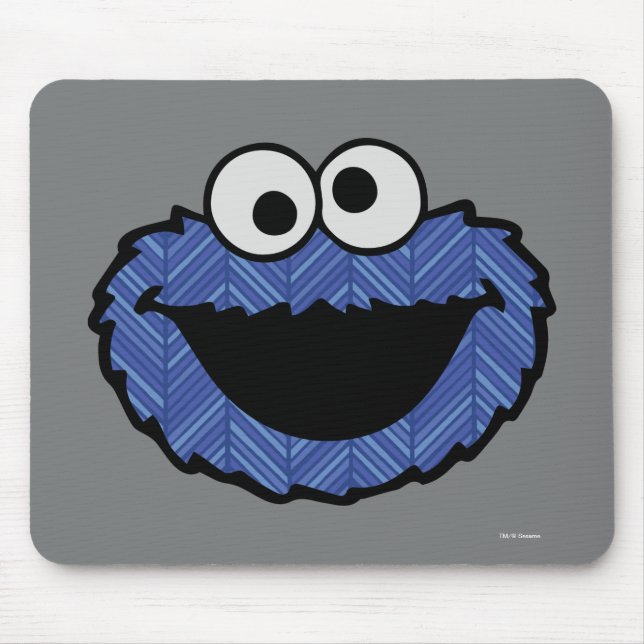 Tapis De Souris Cookie Monster | Retour arrière des années 80 (Devant)