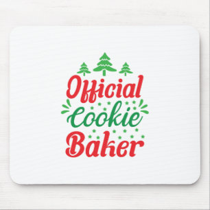Tapis De Souris Cookies officiels de l'art de Noël Baker