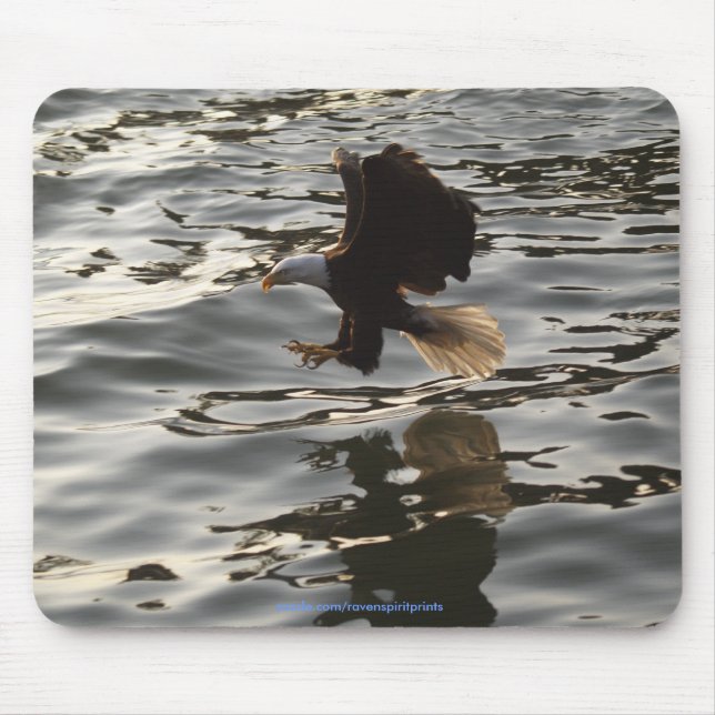 Tapis De Souris Cool Bald Eagle Wildlife Collection (Devant)