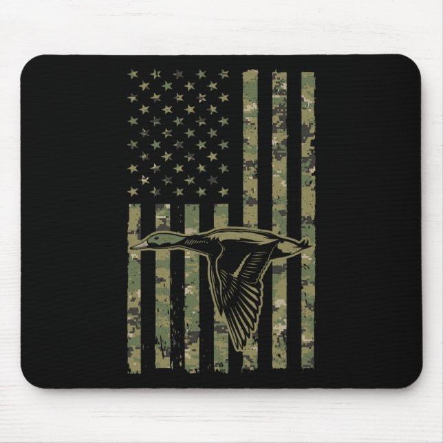 Tapis De Souris Cool Chasse De Canard Design Pour Hommes Femmes Fa (Devant)