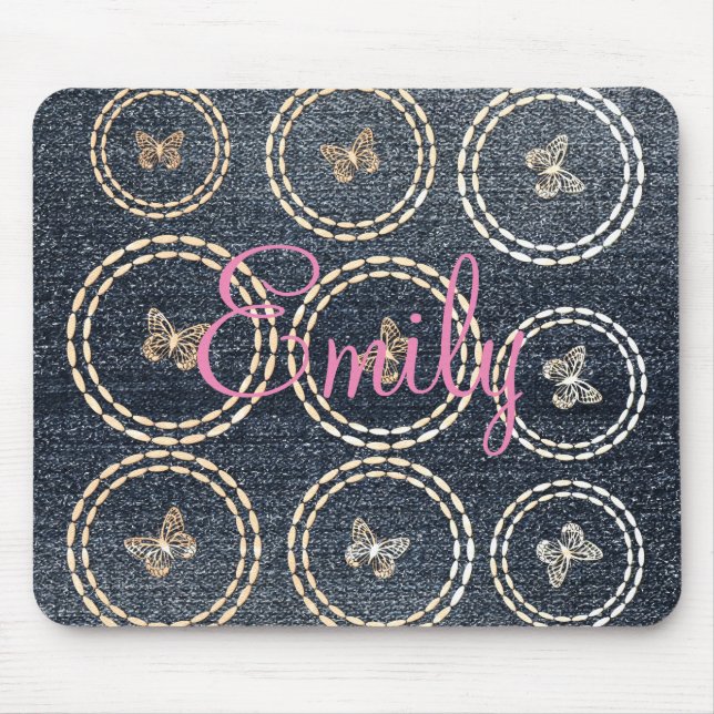 Tapis De Souris Cool Denim Look (Devant)