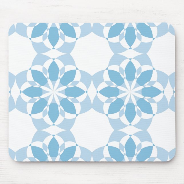 Tapis De Souris Cool, girly, moderne, tendance fleur unique abstra (Devant)