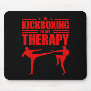 Tapis De Souris Cool Kickboxing pour hommes femmes Exercice de kic