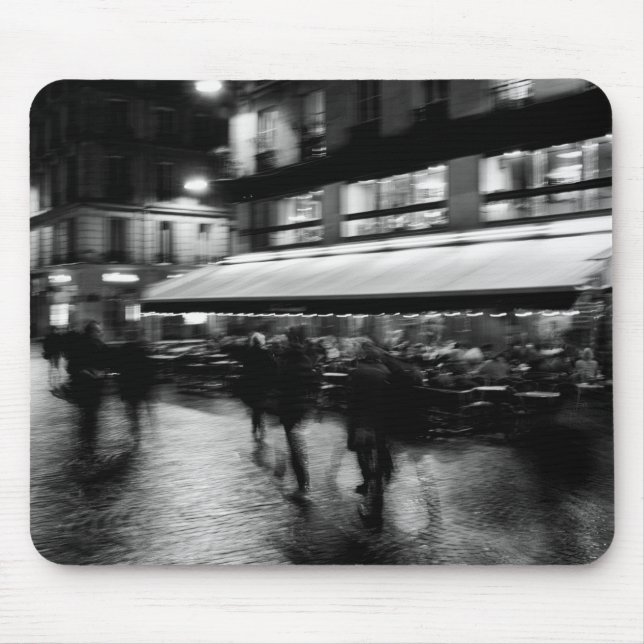 Tapis De Souris Cool, moderne, brouillard urbain Paris (Devant)