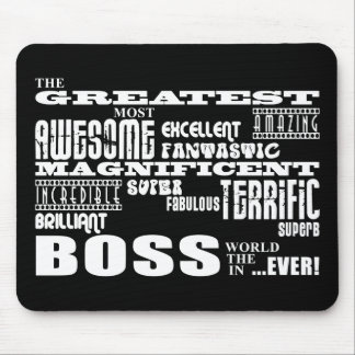 Tapis De Souris Cool Moderne Fun Bosses : Plus Grand Boss