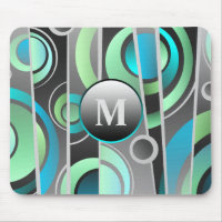 Cool Pop Art Abstrait Géométrique avec Monogramme