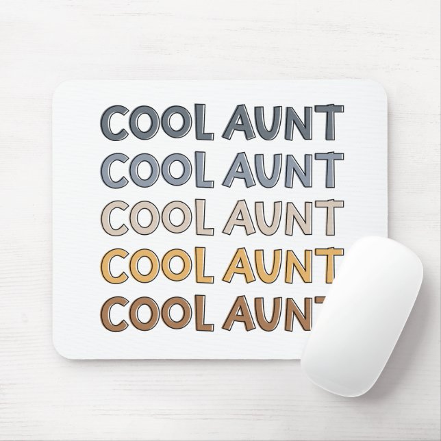 Tapis De Souris Cool Tante Moderne Cadeaux mignons pour Tante (Avec souris)