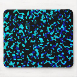 Tapis De Souris Cool tendance Blue Seagreen Camouflage Motif