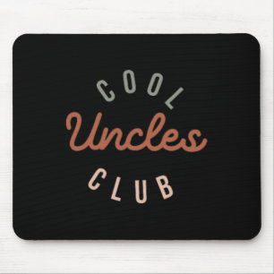 Tapis De Souris Cool Uncles Club Meilleur Oncle Jamais Drôle Poche