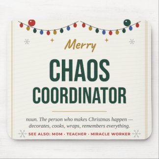 Tapis de souris Coordinateur de Chaos - Bureau de