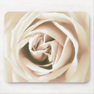 Tapis De Souris Copie de rose blanc