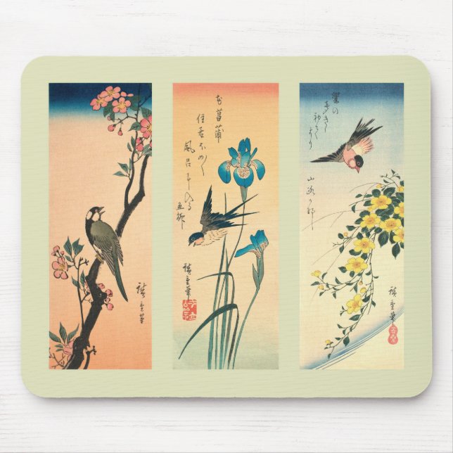 Tapis De Souris Copie japonaise de bois de graveur (Devant)