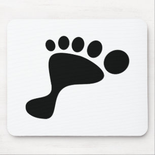 Tapis De Souris Copie noire de pied