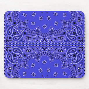 Tapis De Souris Copie occidentale d'écharpe de Bandana de Paisley