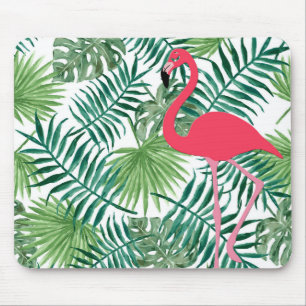 Tapis De Souris Copie tropicale pour aquarelle de feuille de