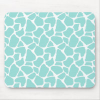 Copie turquoise Mousepad de girafe