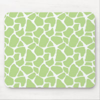 Copie verte Mousepad de girafe