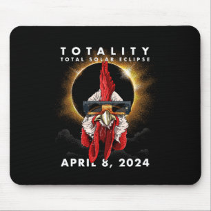 Tapis De Souris Coq de poulet solaire Eclipse 2024