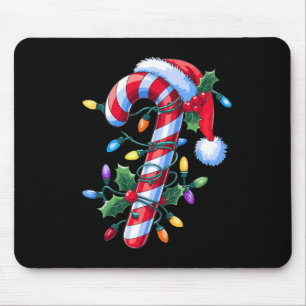 Tapis De Souris Coquette Bow Sucre de canne Joli Noël Pour Les Fem