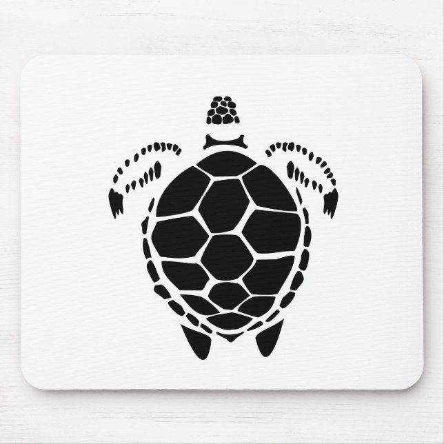 Tapis De Souris Coquille de tortue de la mer Noire (Devant)