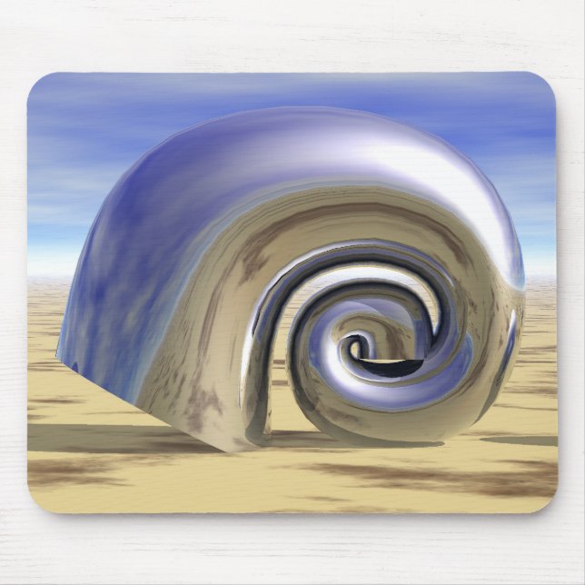 Tapis De Souris Coquille métallique (Devant)