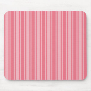Tapis De Souris Coral rose bonbons rayures