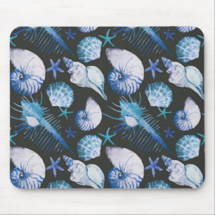 Tapis De Souris Coraux avec le motif de coquilles