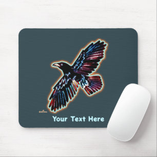 Tapis De Souris Corbeau Iridescendant