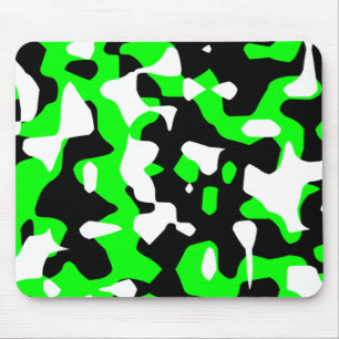 Tapis De Souris Corey Tiger 80s Rétro Camouflage (Camo) Vert