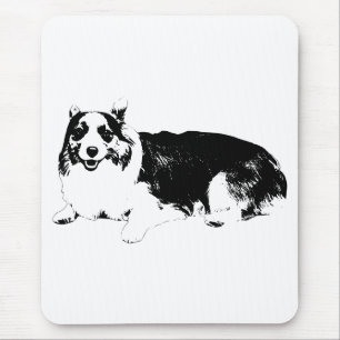Tapis De Souris Corgi Calme Pour Se Concentrer