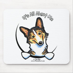 Tapis De Souris Corgi tricolore son tout environ je