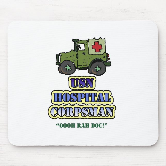 Tapis De Souris Corpsman Mousepad d'hôpital (Devant)