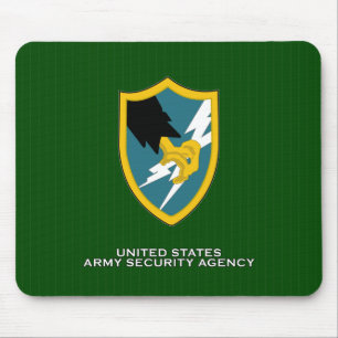 Tapis De Souris Correction d'épaule d'agence de sécurité d'armée