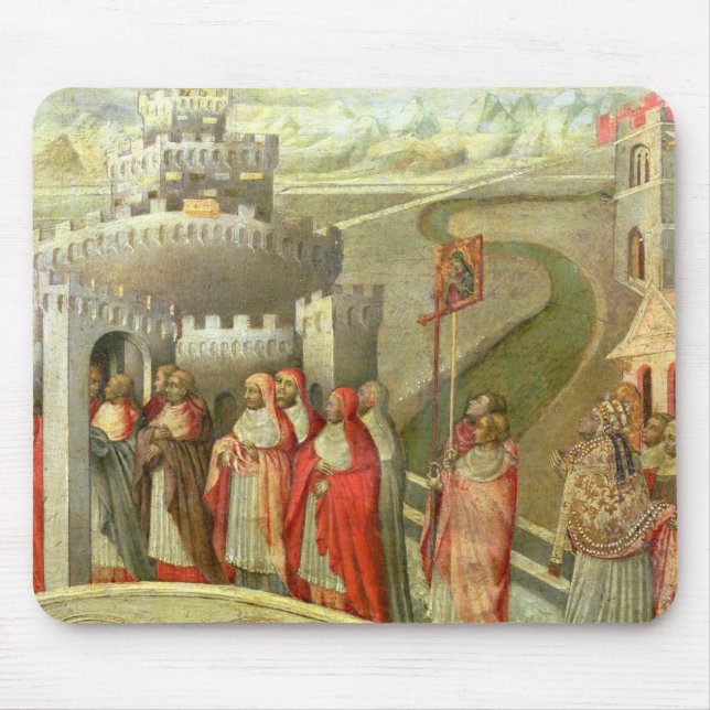 Tapis De Souris Cortège de St Gregory au St Angelo de Castel (Devant)