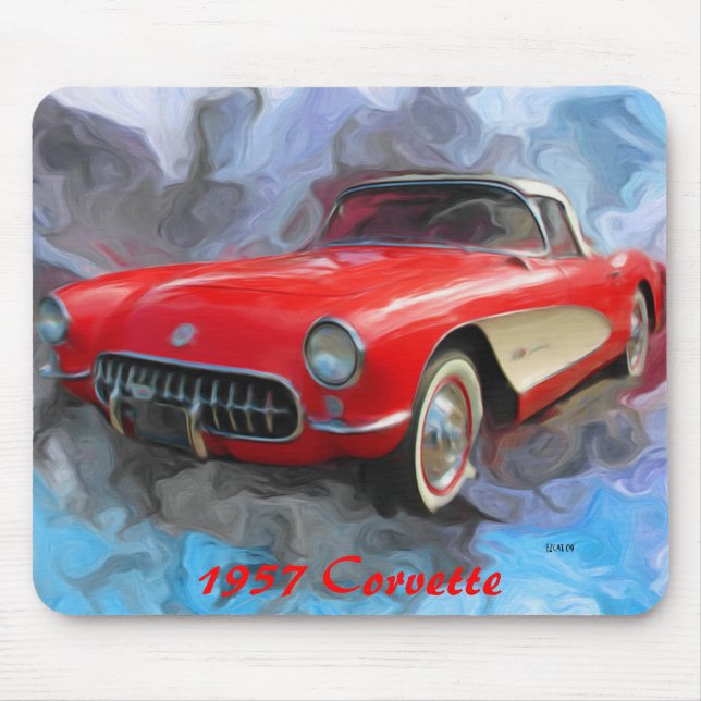 Tapis De Souris Corvette 1957 (Devant)