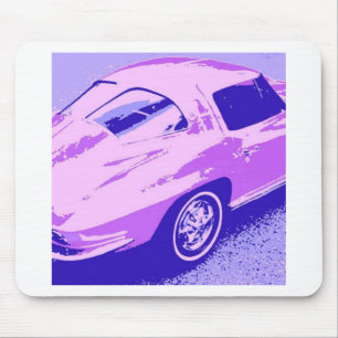 Tapis De Souris Corvette de fenêtre à fractionnement classique vio